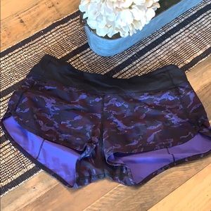 Lululemon Speed Shorts. Size 8.